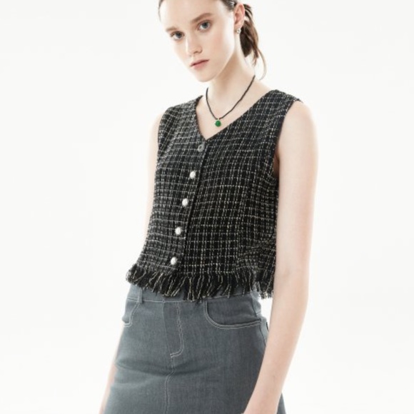 Lartigent - Tweed Vest (New with Tags) - Picture 2 of 7